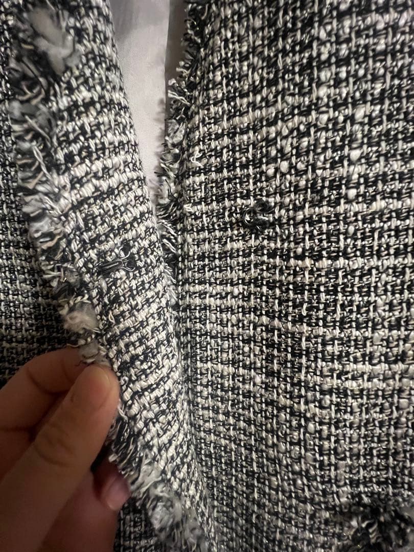 【新品】SHIPS for womenツイードカラーレスジレ（セレモニー対応可）