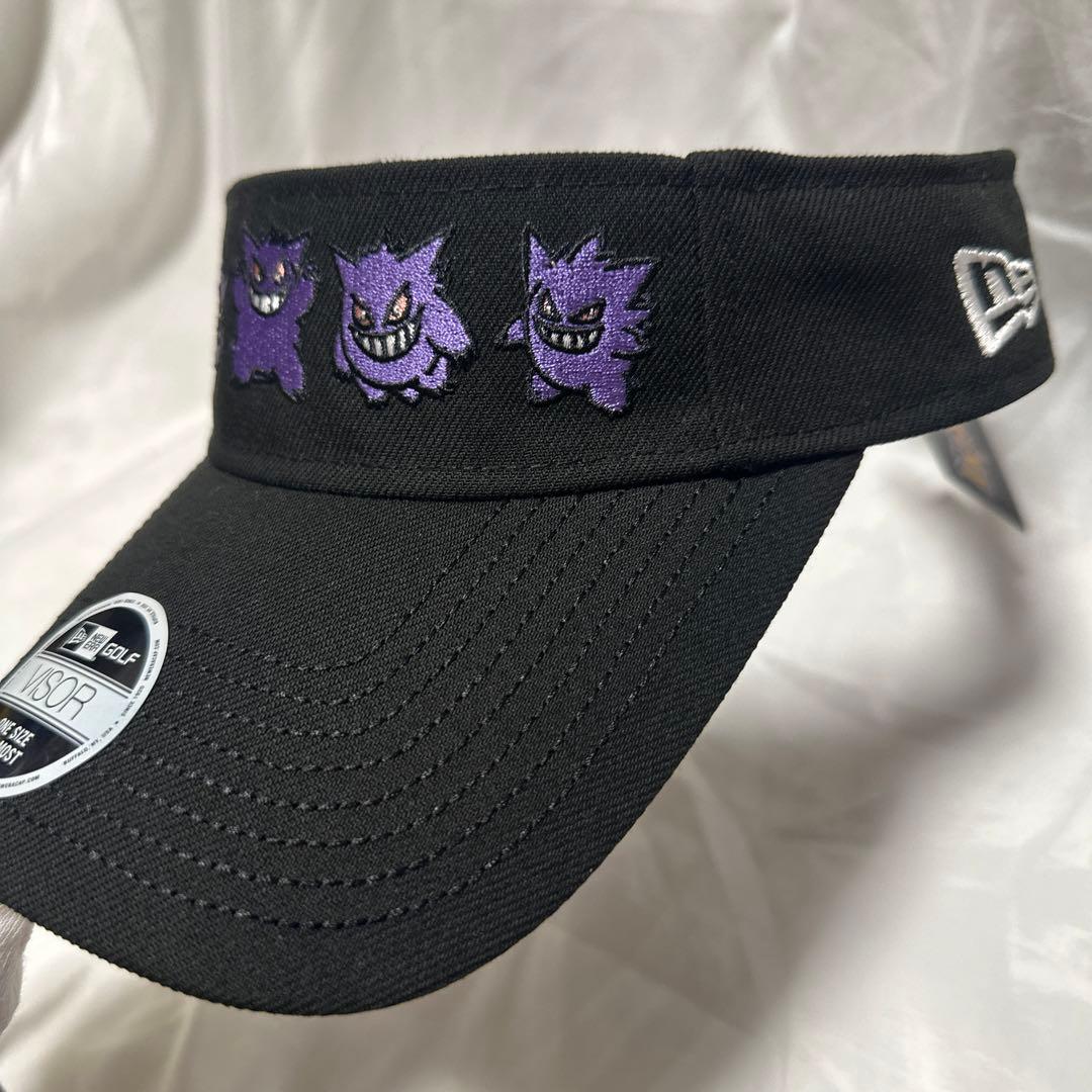 新品 ゴルフ　ニューエラ ポケモン コラボ サンバイザー ゲンガー