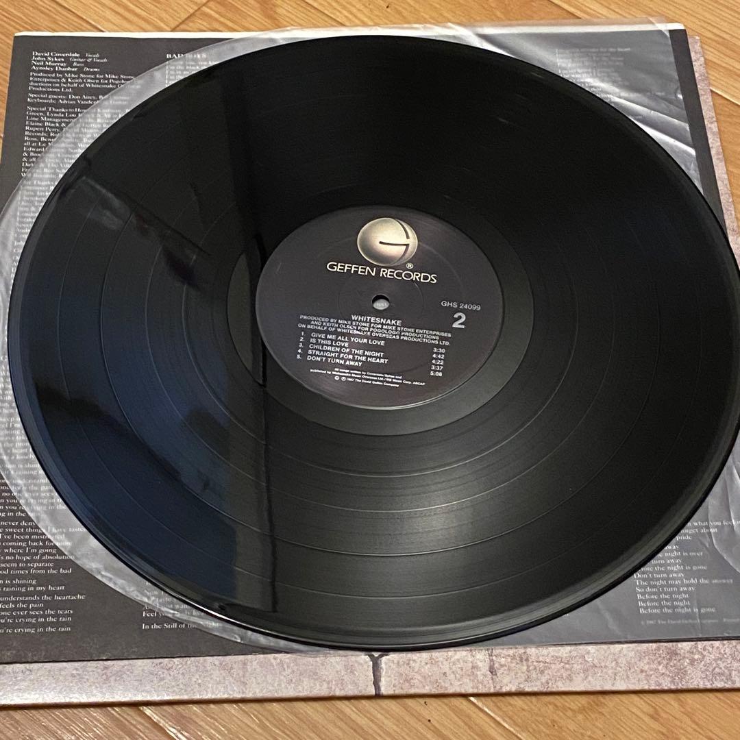 ホワイトスネイク レコード メルカリ便 白蛇の紋章 Slide It In ３枚