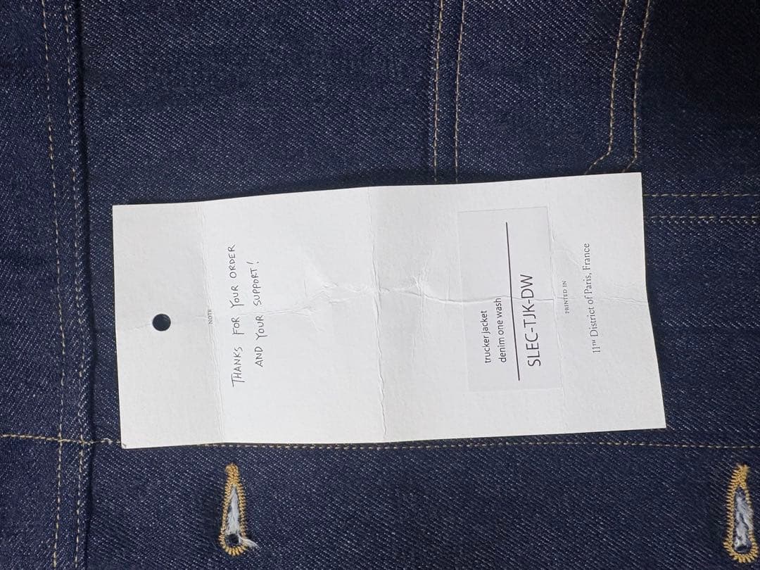 ジャケット・アウター Sillage /trucker jacket denim one wash