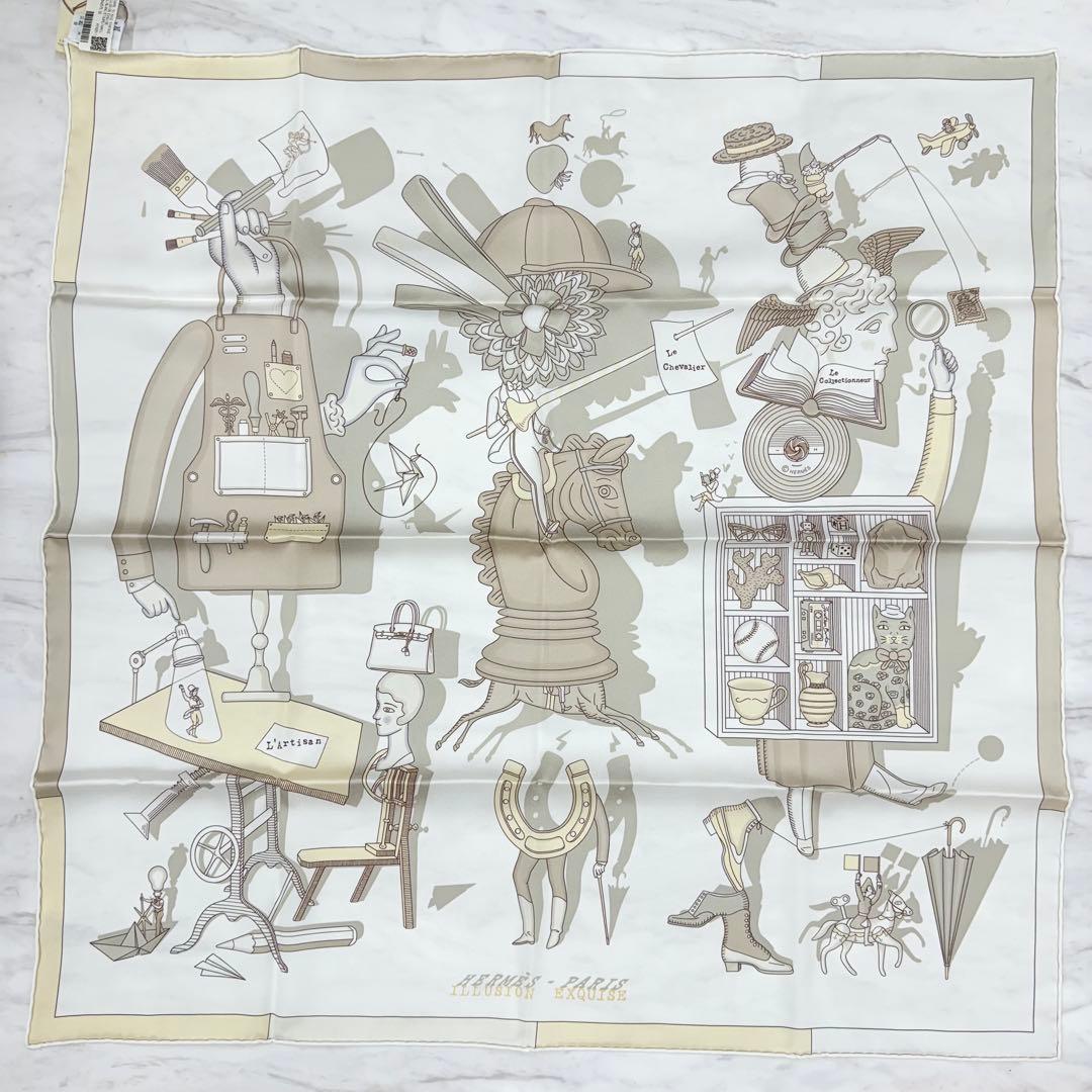 新品未使用　HERMES エルメス カレ 70 《華麗なるイリュージョン》