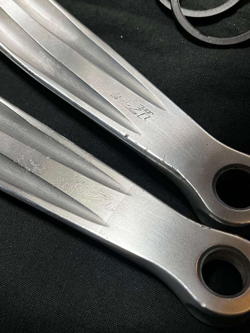 貴重 Extralite社 E-Bones 軽量クランク 生産終了 小径車等に