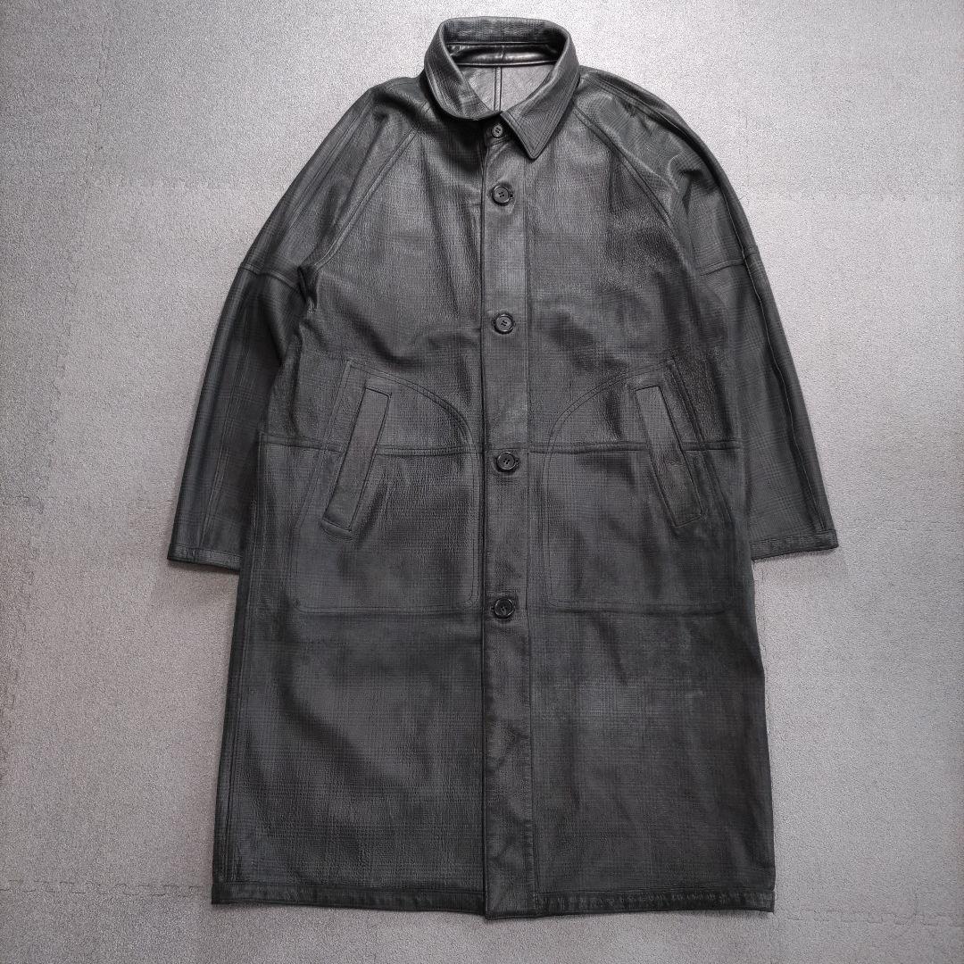 2way ラムレザージャケット 羊革コート イタリア モード グランジ y2k