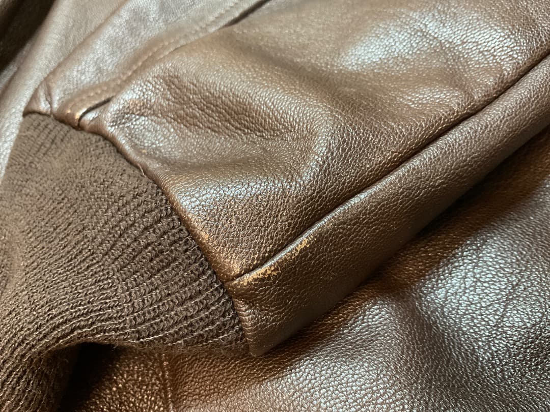 ビッグサイズ SADDLERY COOPER ゴートスキン A-2 46R