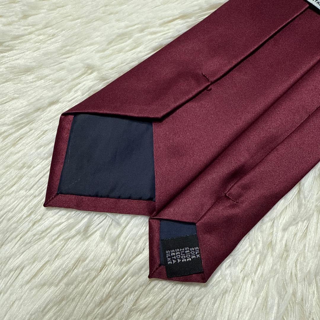 【未使用品】Paul Smith ブランドネクタイ　高級シルク　無地