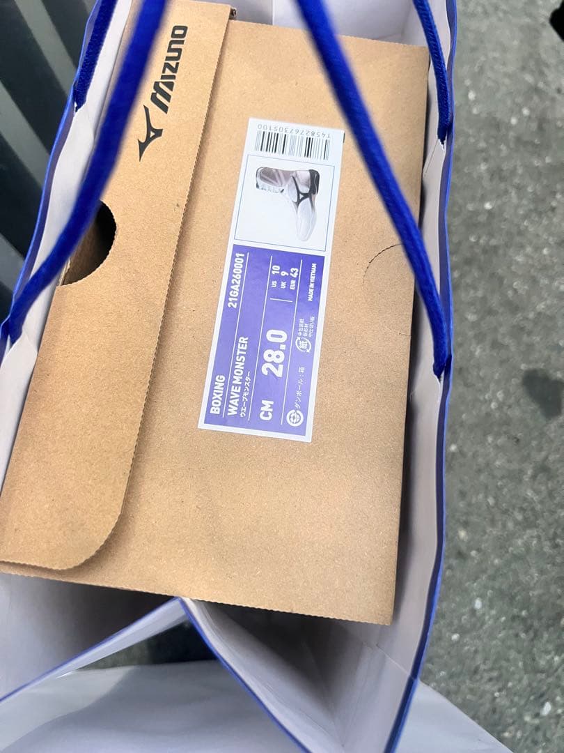 MIZUNO ボクシングシューズ ウエーブモンスターWhite 28cm