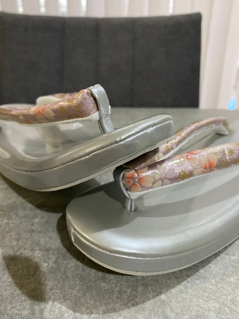 未使用 振袖用 草履バッグセット LLサイズ 成人式 結婚式 卒業式袴にも