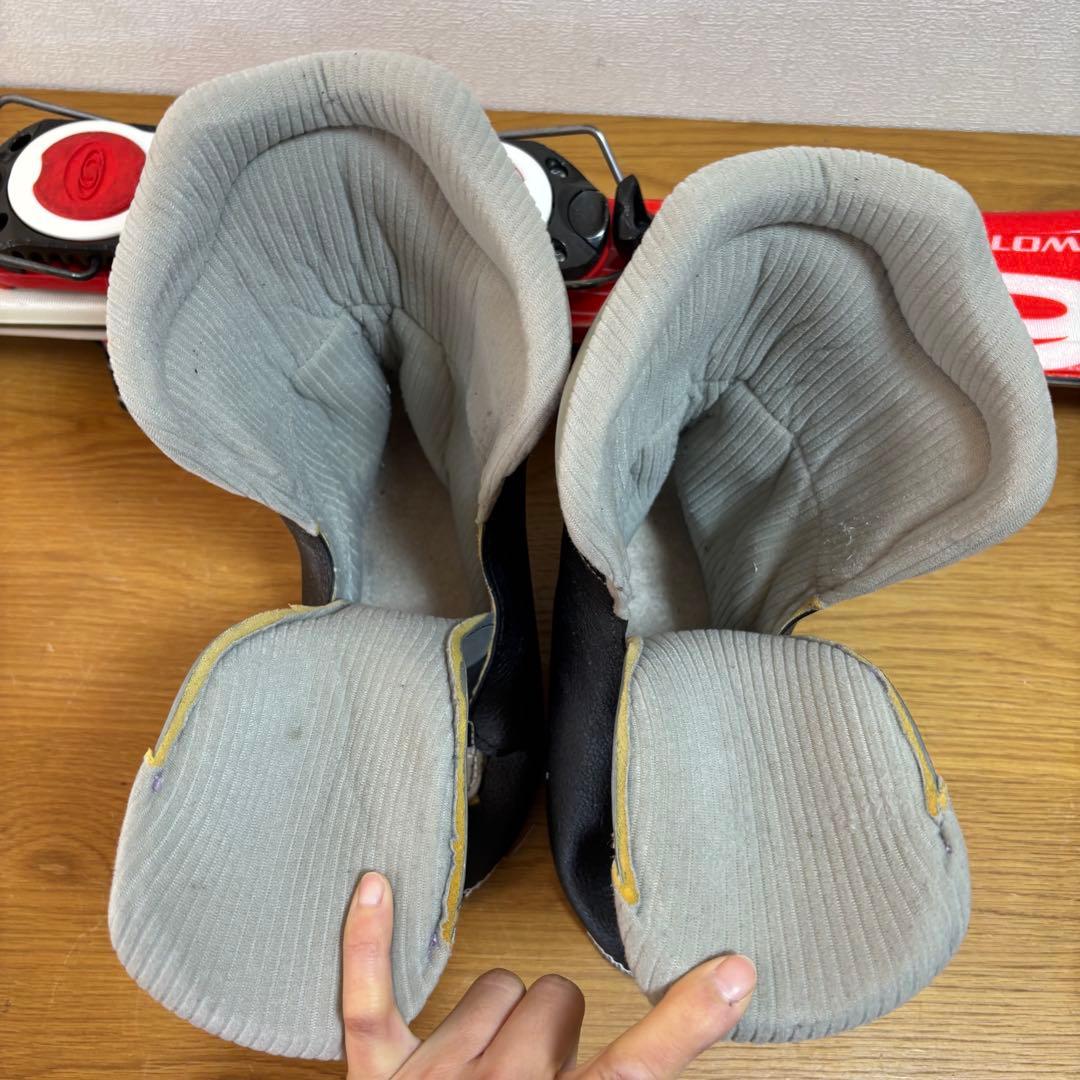 レディースショートスキーセット　ファンスキー　Salomon 24-24.5cm