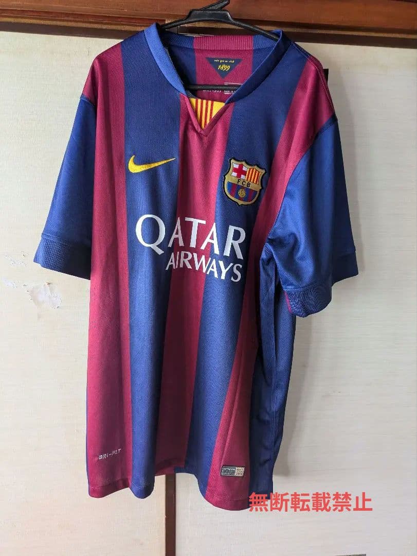 麦*様 14/15シーズン　バルセロナ　ブスケツユニホーム　オーセンティック