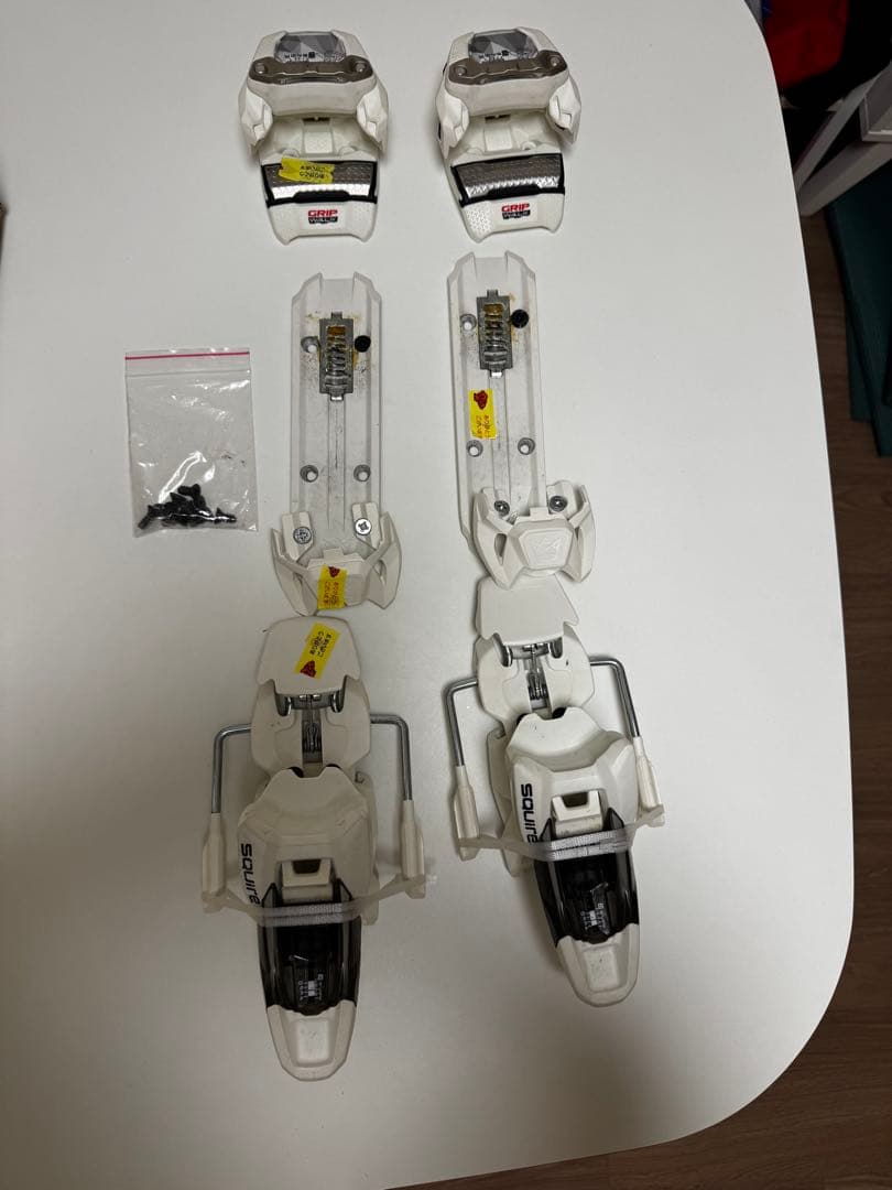 マーカー スクワイヤー11 スキー ビンディング 90mm ホワイト 10日使用
