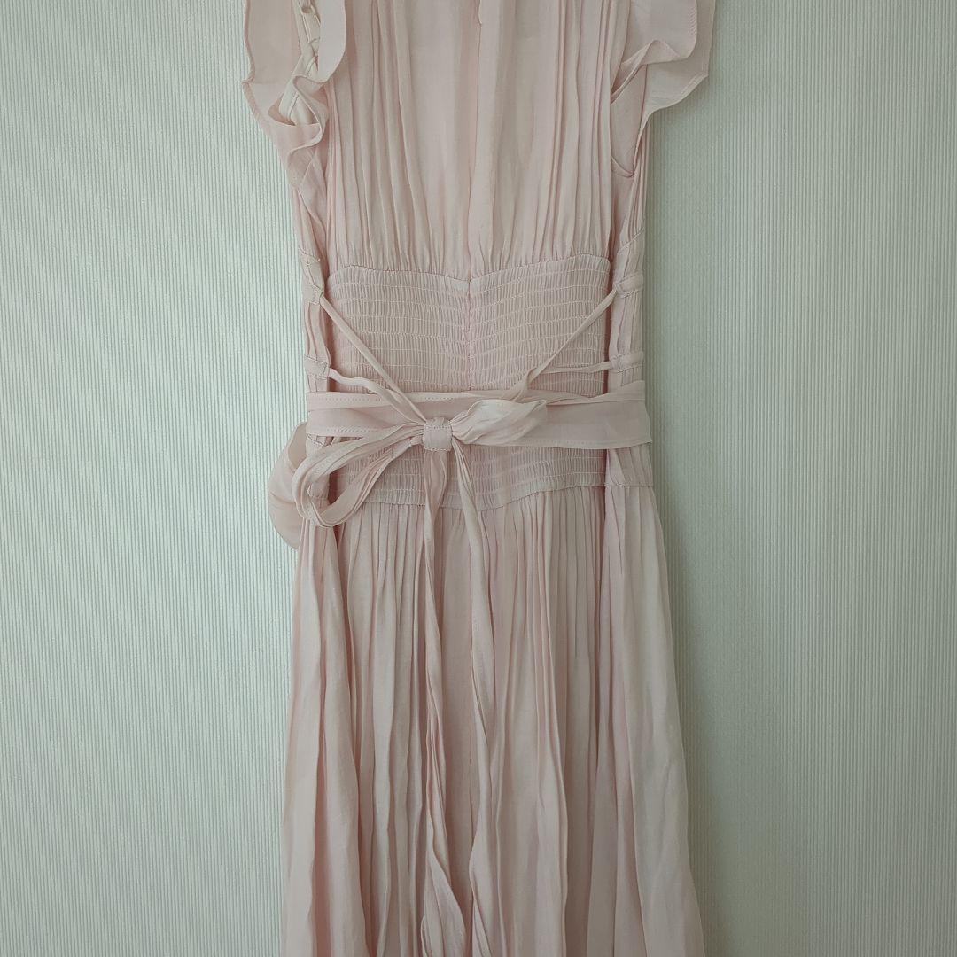 【美品】SNIDEL スナイデル春向け ワンピース ピンクノースリーブレディース