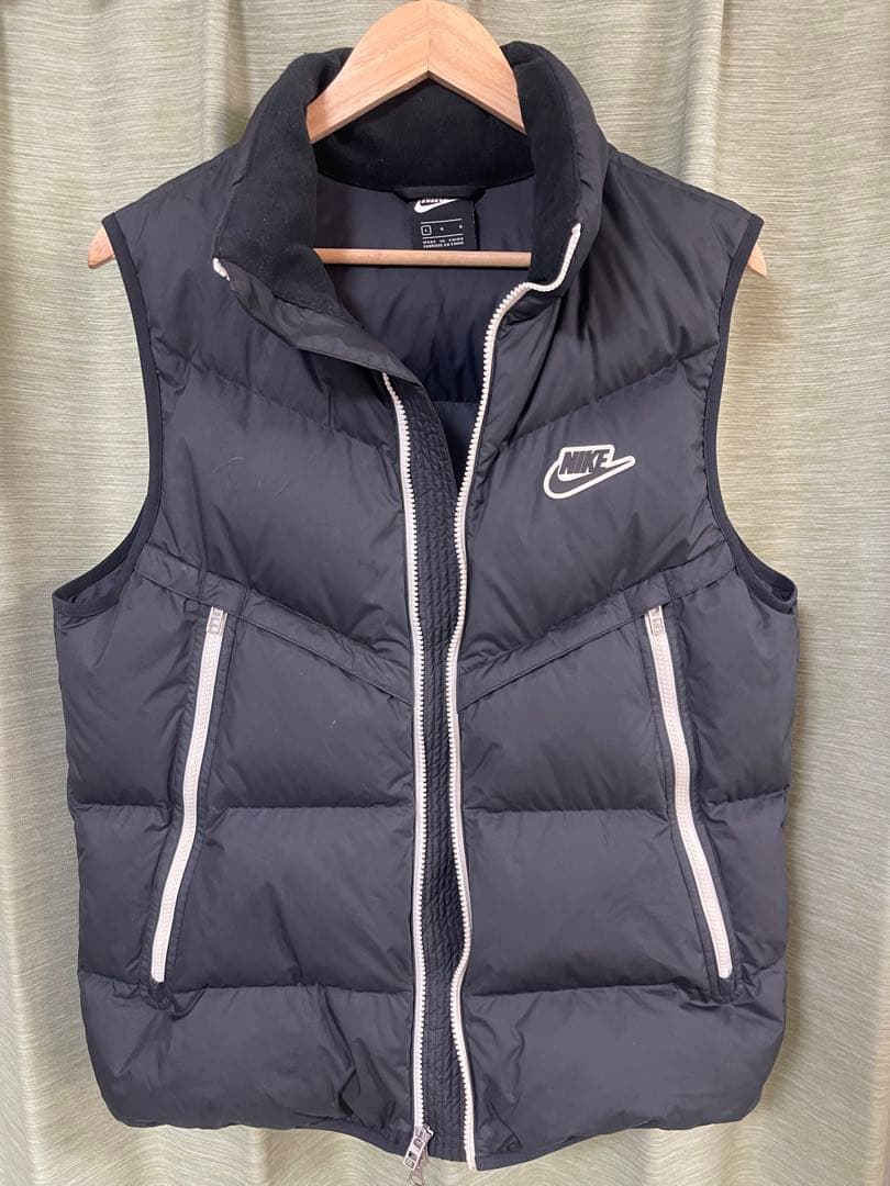 Nike ブラック ダウンベスト Lサイズ ナイキ NIKE ダウンベスト