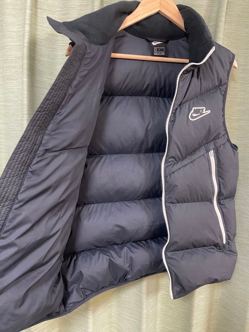 Nike ブラック ダウンベスト Lサイズ ナイキ NIKE ダウンベスト