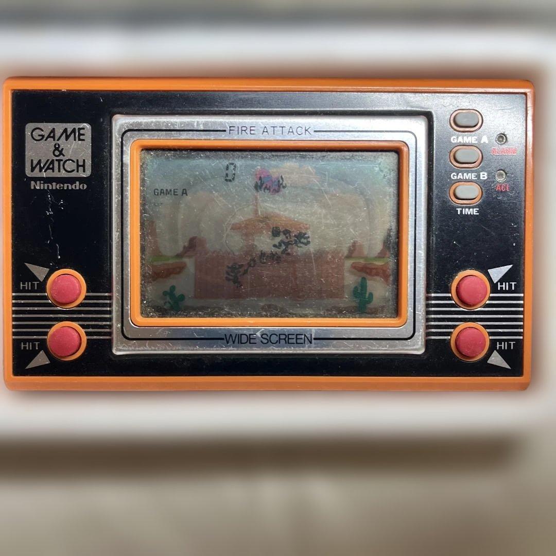 任天堂　 ゲームウォッチ　FIRE ATTACKファイアーアタック