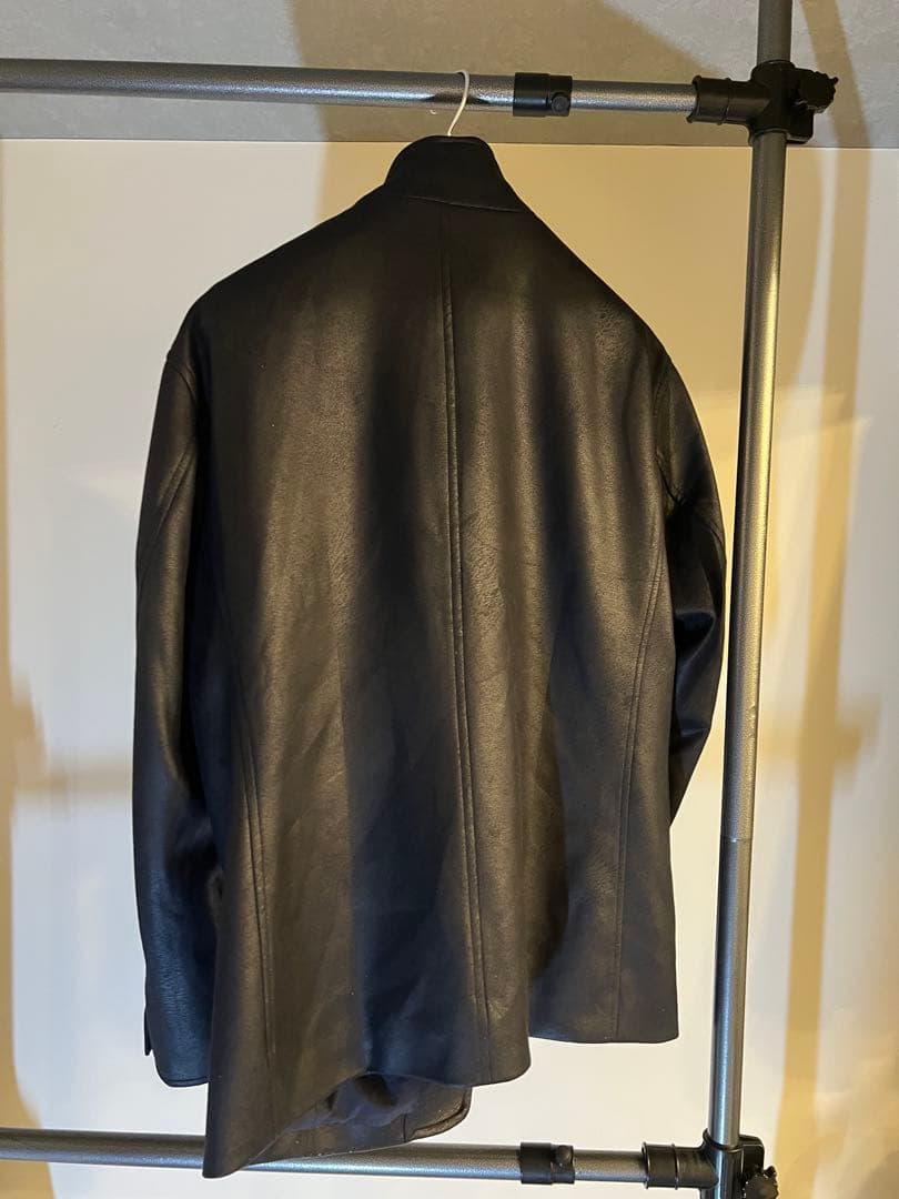 【希少サイズ52】23AW ニコルクラブフォーメン スエード調 ジャケット紺3L