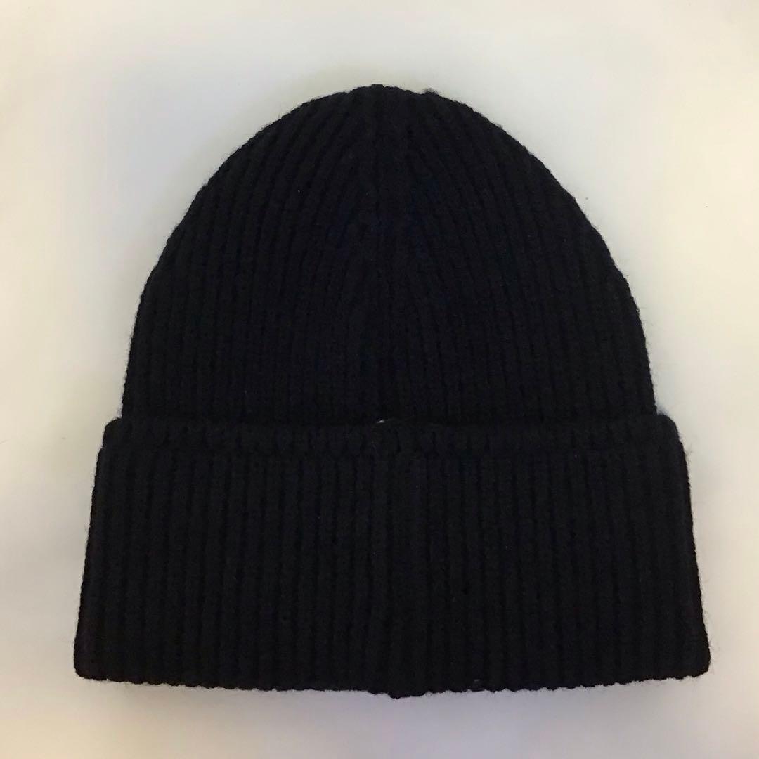 ニット帽 男女兼用 ブラック