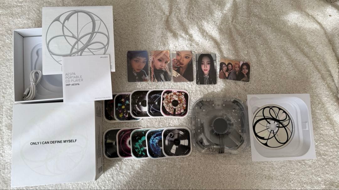 aespa whiplash ポップアップ 限定 CDプレイヤー セット