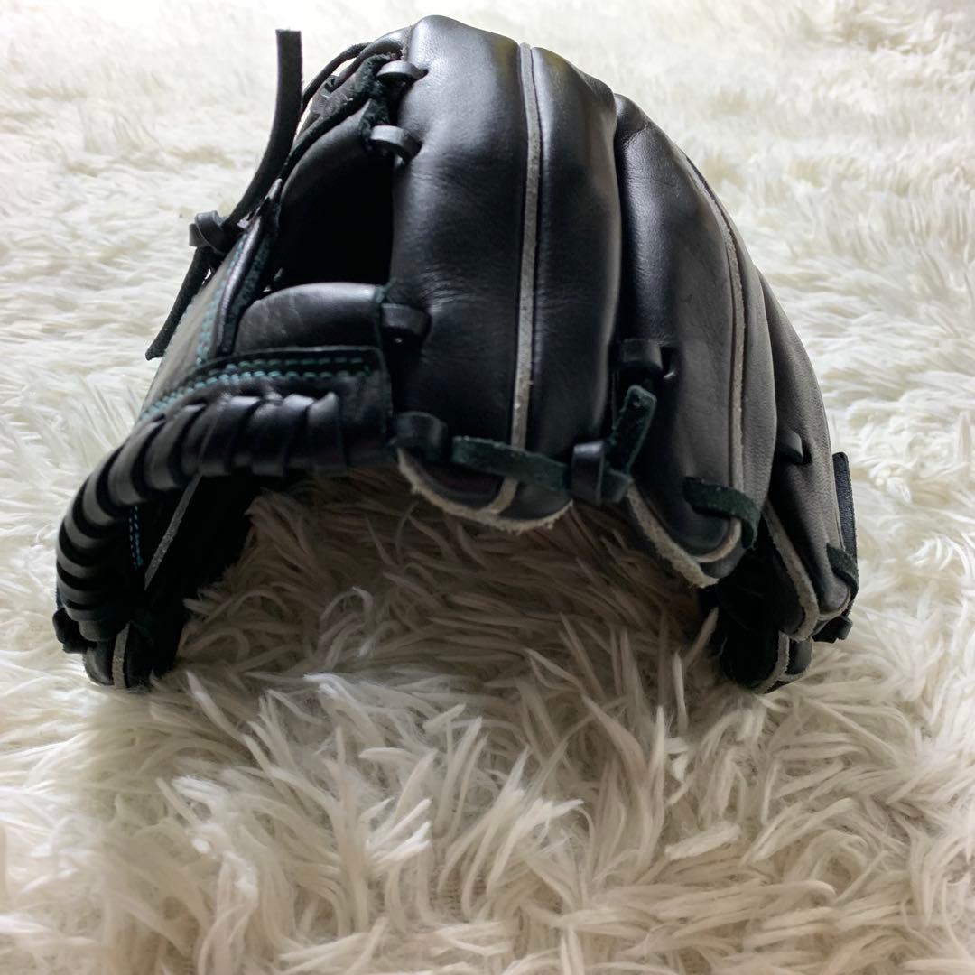 美品■ミズノ グローブ クラブ ブラック 軟式用 ゴールデンエリート