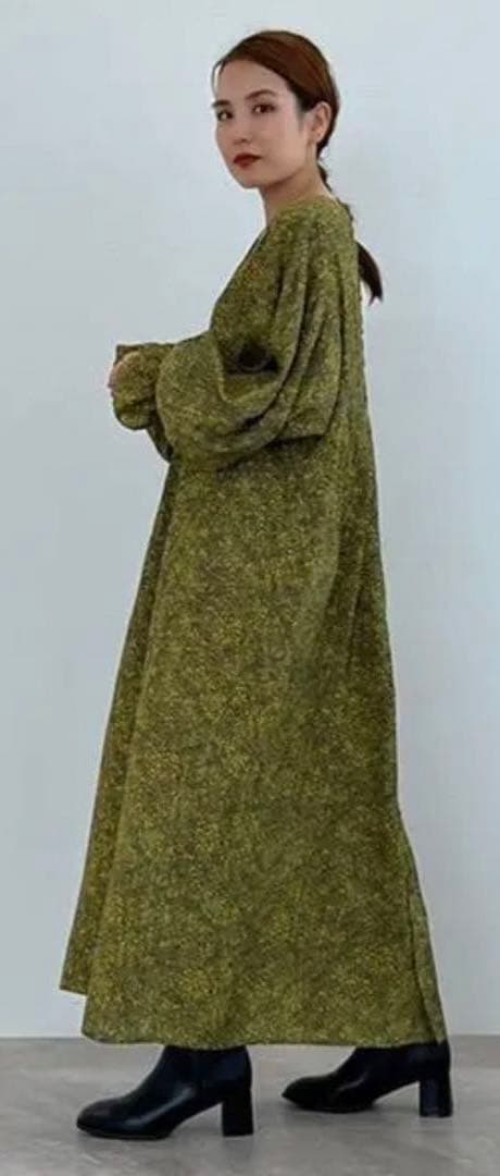 ニコアンド　リボン2WAYマキシワンピース　Ｌ