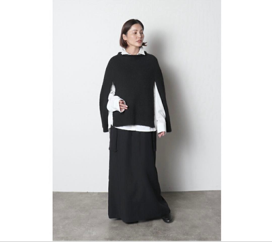 meri ミーリー　ニット　ポンチョ