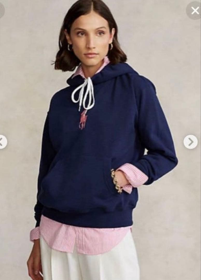 Ralph Laurenラルフローレン　ピンクポニー フリーススウェットパーカー