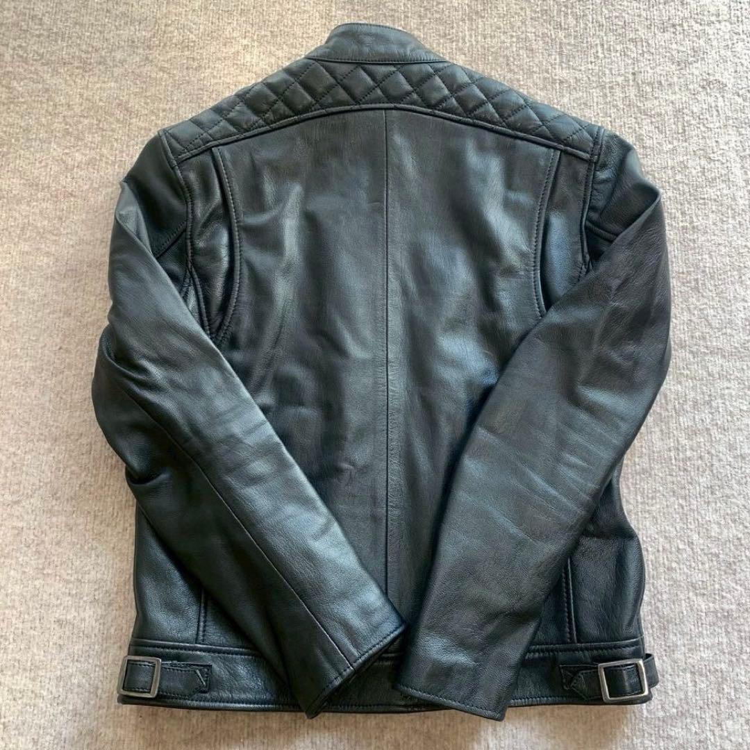 DEGNERレザージャケット ブラック L 山羊皮