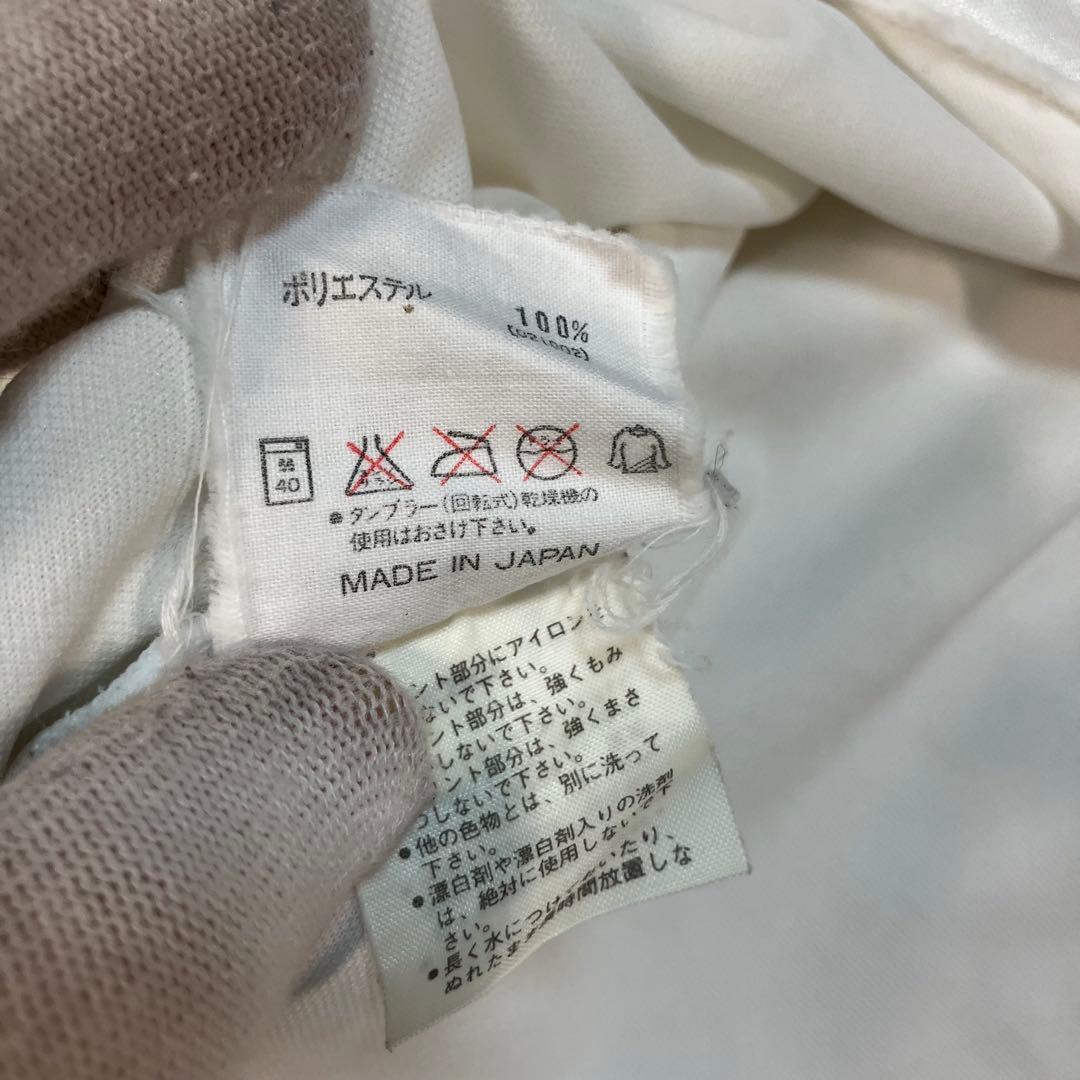 【L】old adidas 半袖シャツ　トレフォイルロゴ　トリコロール　マリノス