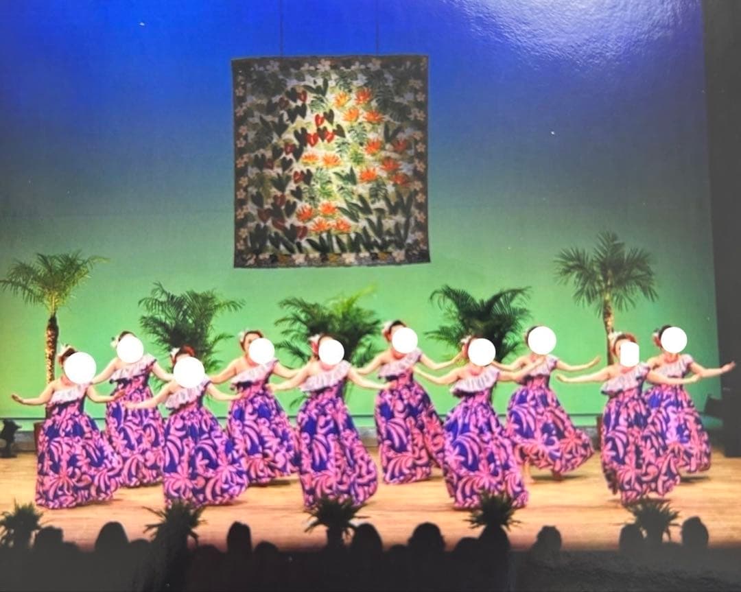 【Mayumi Asakawa】 105.フラダンス　ドレス　4枚