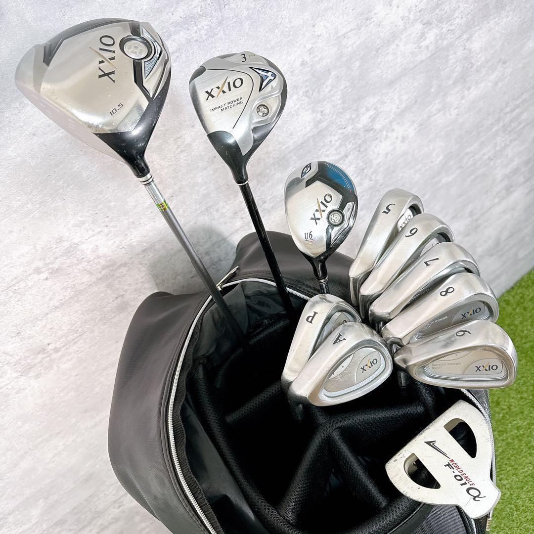 ゴルフクラブセット メンズ ゼクシオ フルセット レフティ 左利き 【K392】
