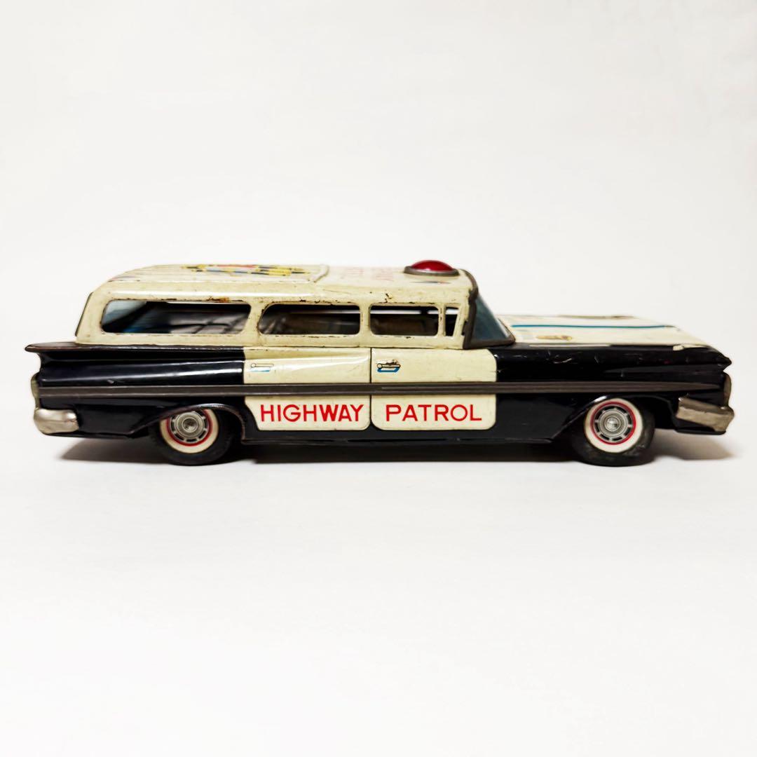 り*う様 ■1959年型 シボレー インパラハイウェイパトロール ブリキ玩具■ダ