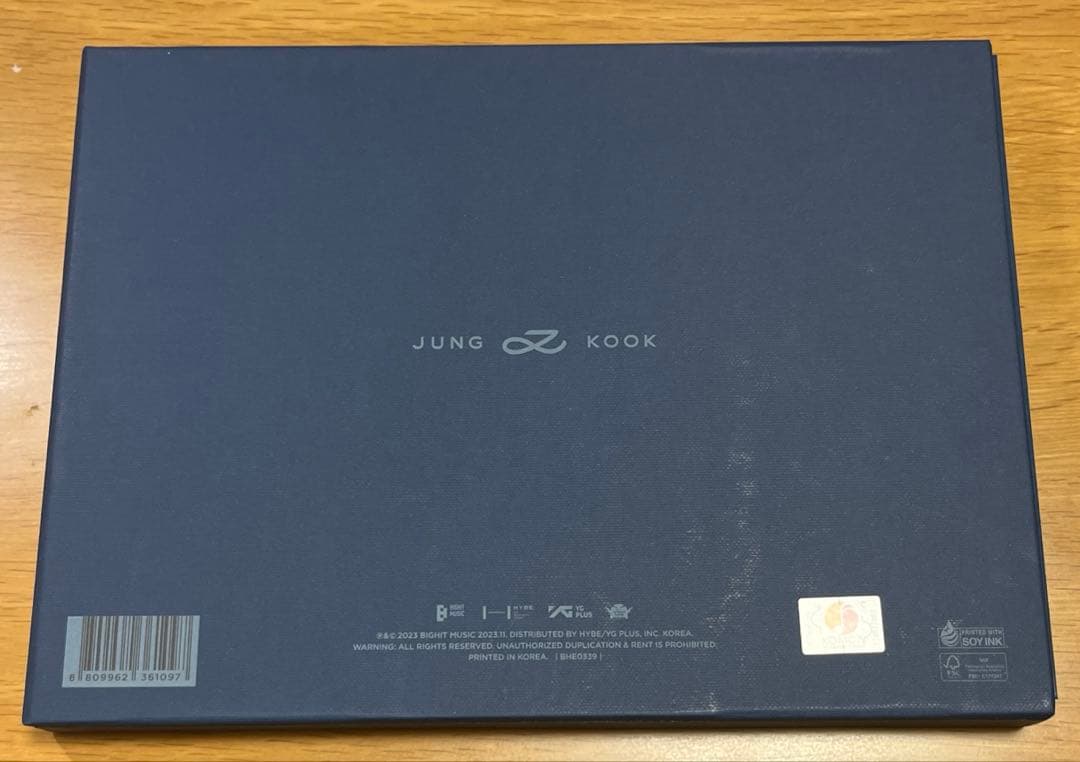 JUNGKOOK GOLDEN 3形態セット（青・白・緑）付属品完