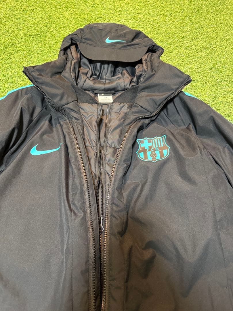 Nike FC Barcelona ベンチコート Mサイズ ブラック