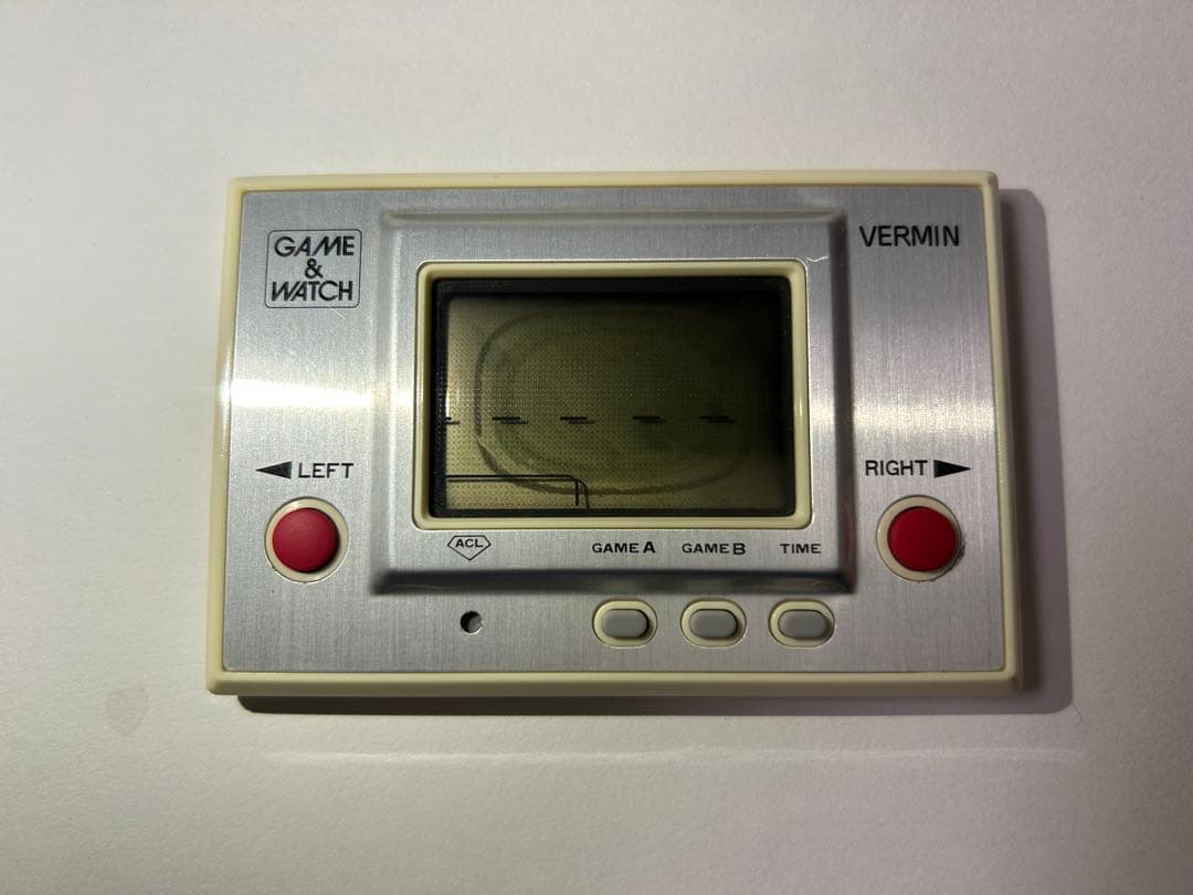 Nintendo GAMEWATCH VERMIN 箱、取扱説明書付き