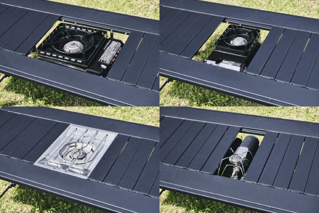 アルペンアウトドアーズ　アルミユニットテーブル110オプション2点付きセット