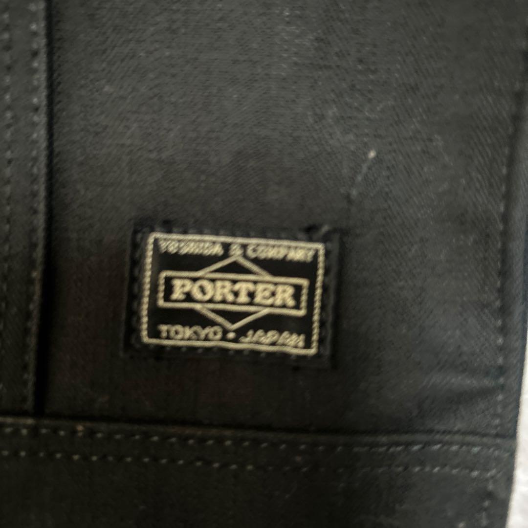 PORTER キャンバス ミニトートバッグ 黒 吉田カバン