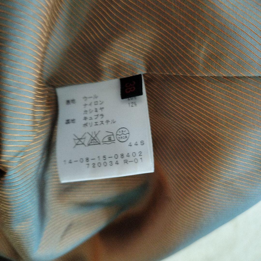 トゥモローランド コレクションカシミア混 ケープ ポンチョ オレンジ日本製38