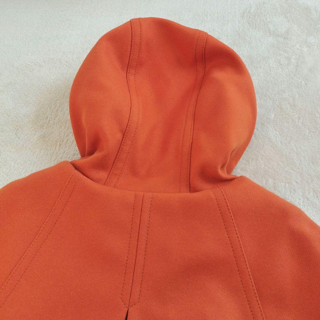 トゥモローランド コレクションカシミア混 ケープ ポンチョ オレンジ日本製38