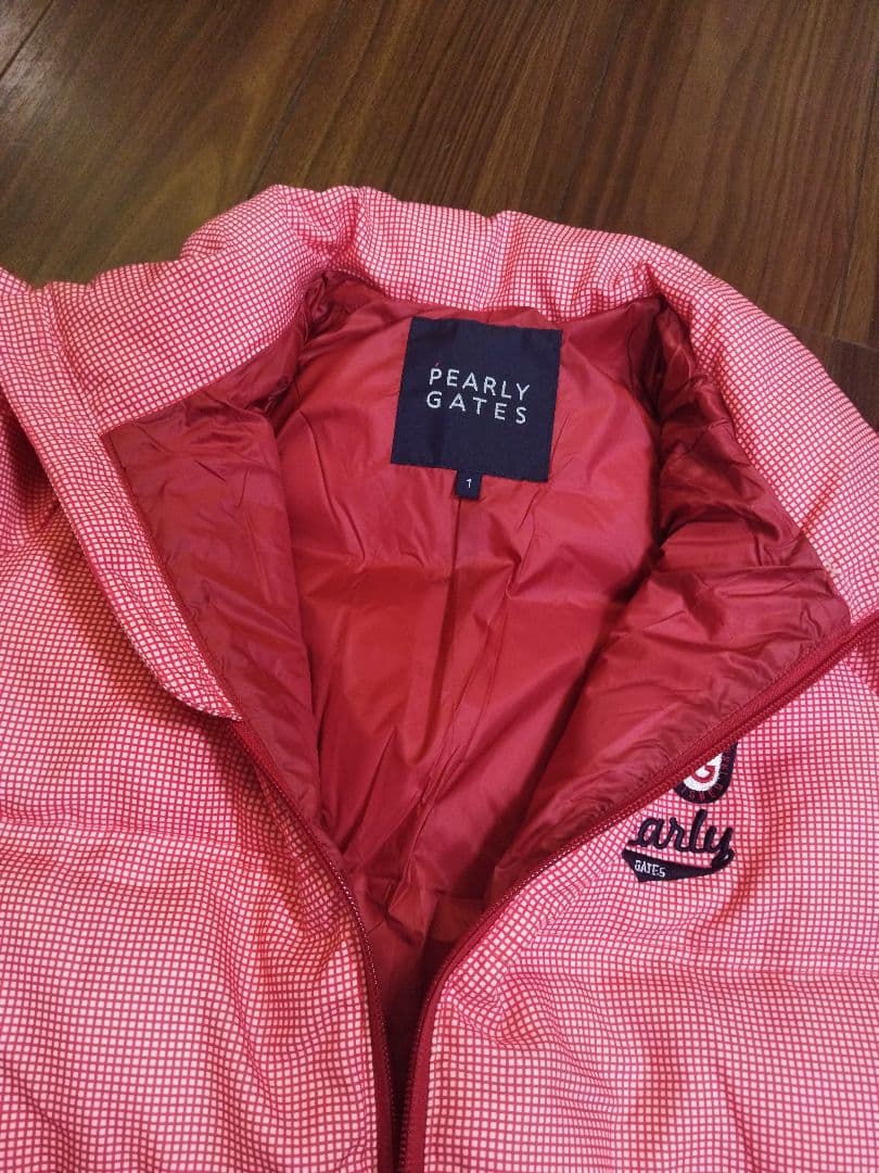 美品♪パーリーゲイツ ダウン ジャケット レディース 赤 M