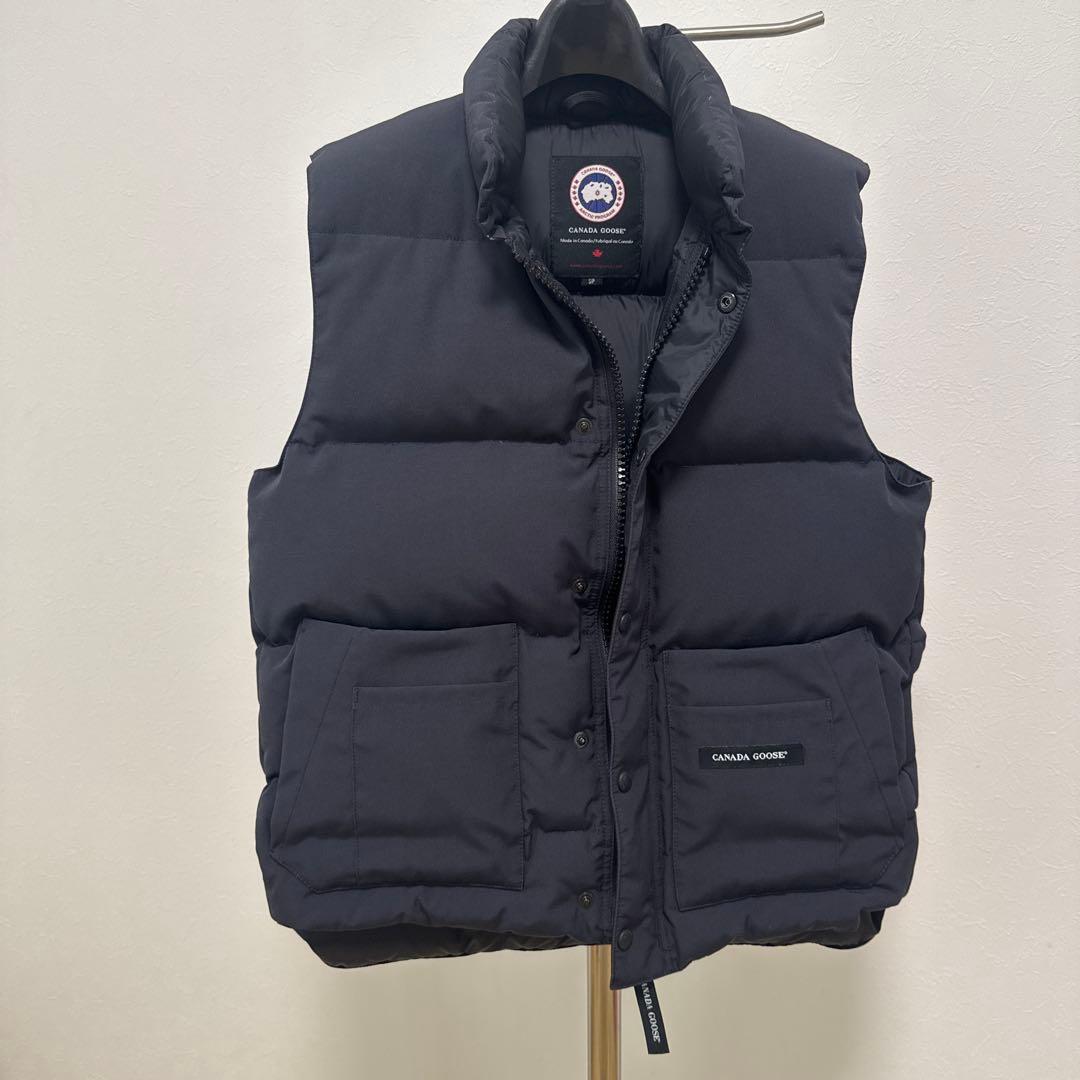 カナダグース　ダウンベスト　ネイビー　サイズS