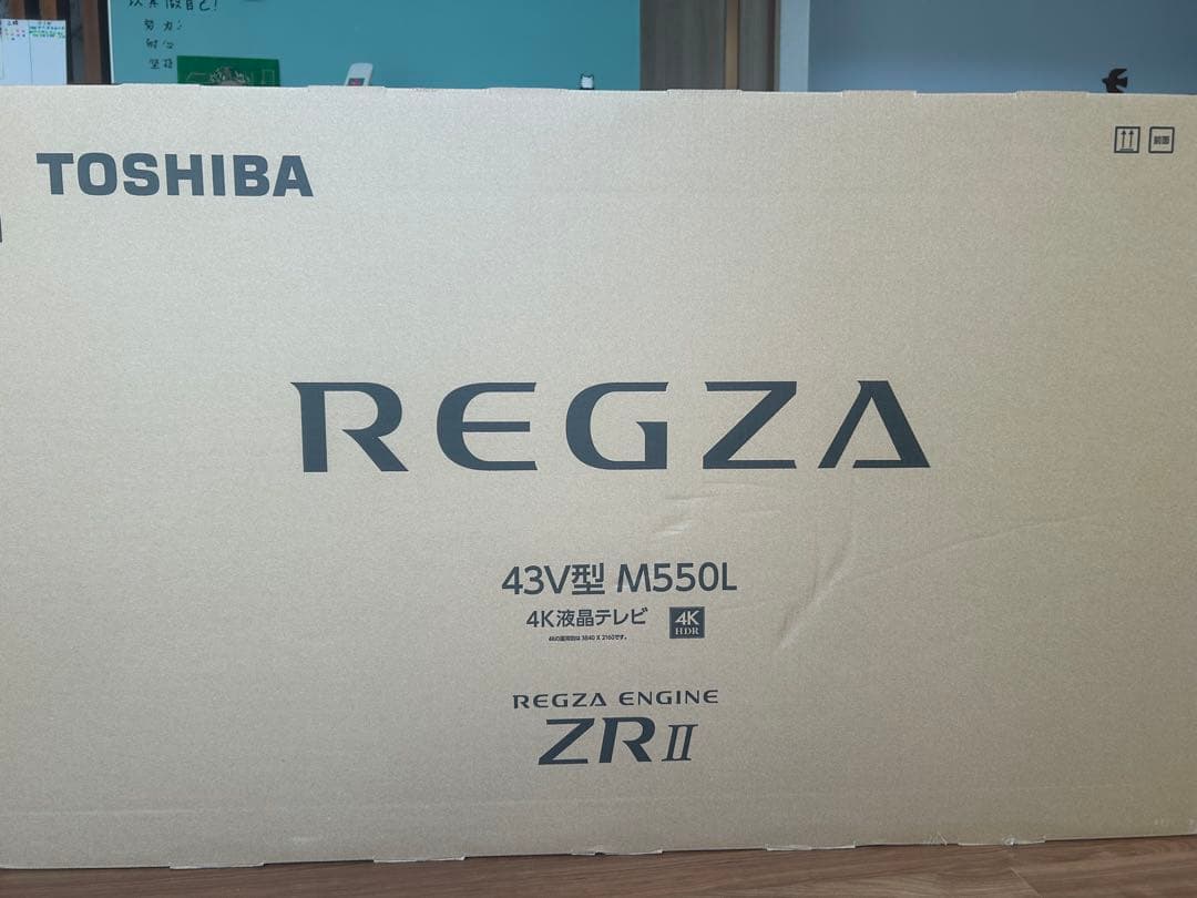 TOSHIBA REGZA 43V型 M550L