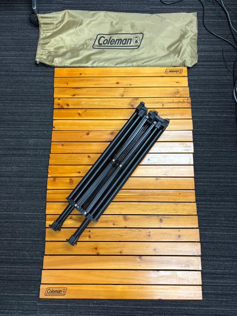 【アルペンアウトドアーズ限定】コールマン ウッドロールテーブル110