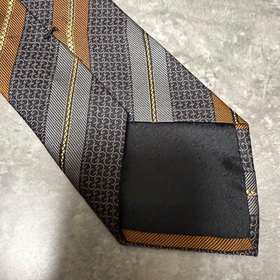 【✨美品✨】GUCCI グッチ ネクタイ マルチカラー シルク ストライプ