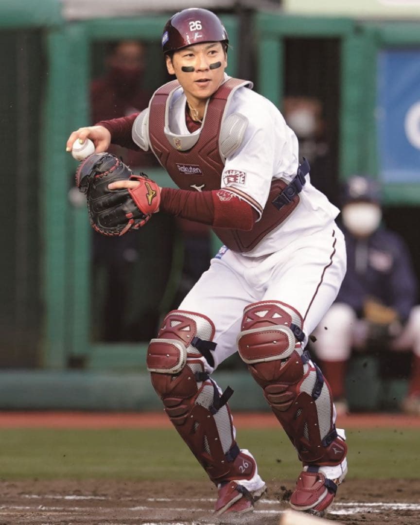 楽天イーグルス 炭谷銀仁朗 #26　バット NPBマーク 支給品　実使用