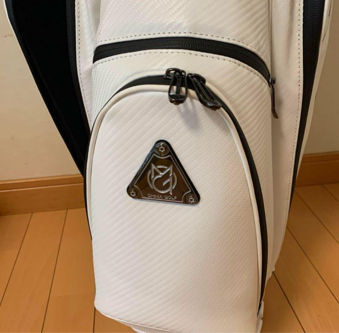 お買い得‼️ 早い者勝ち‼️ スタンドキャディバッグ 透明フード オムニックスゴルフ