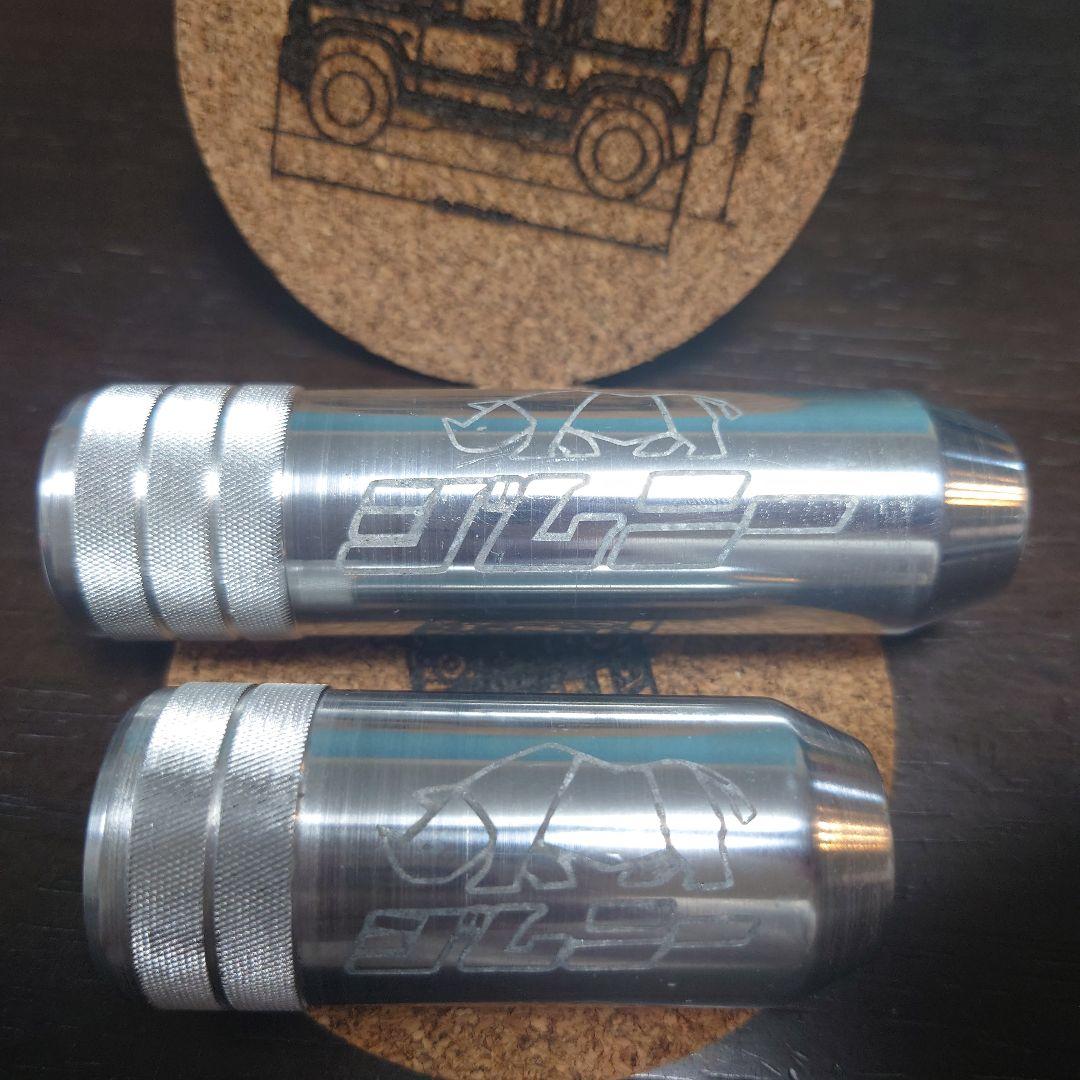 シフトノブ　トランスファーノブセット　ジムニーカタカナロゴ　アルミ鋳造