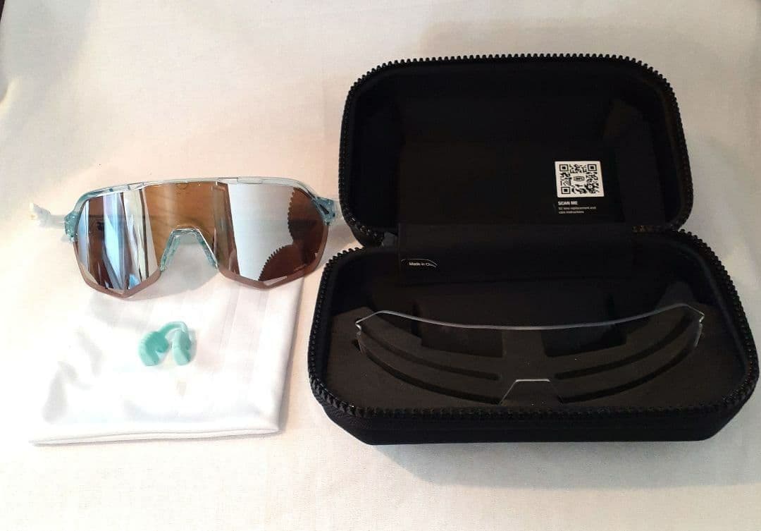 100% S2 クリアミント ワンハンドレッド サングラス