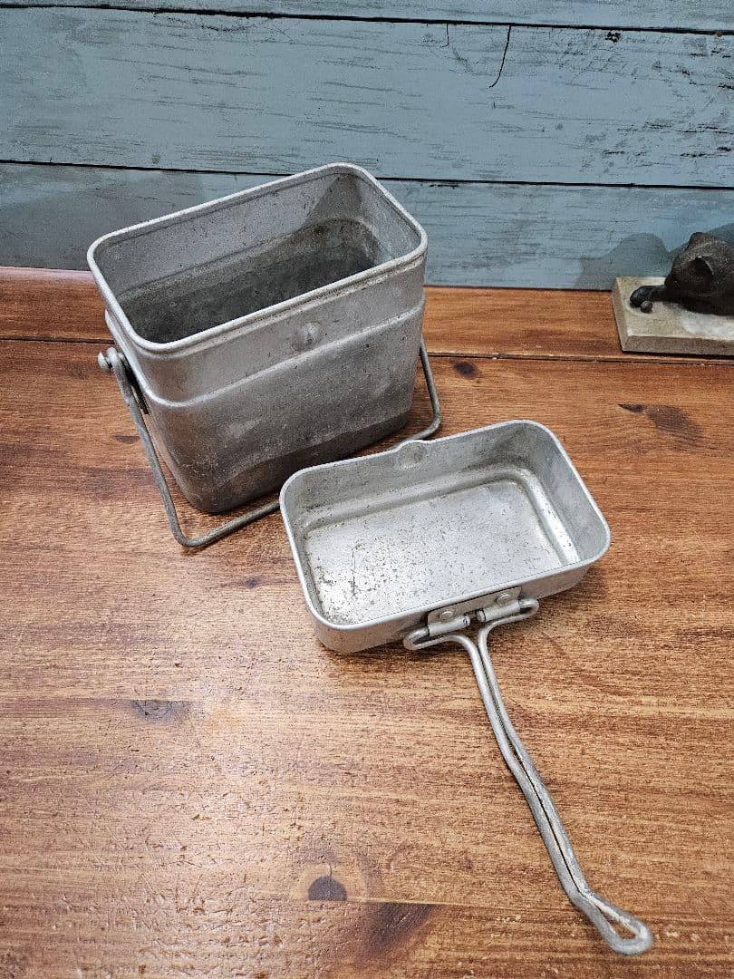フランス軍 ヴィンテージ メスキット メスティン アルミ製 クッカー 飯盒