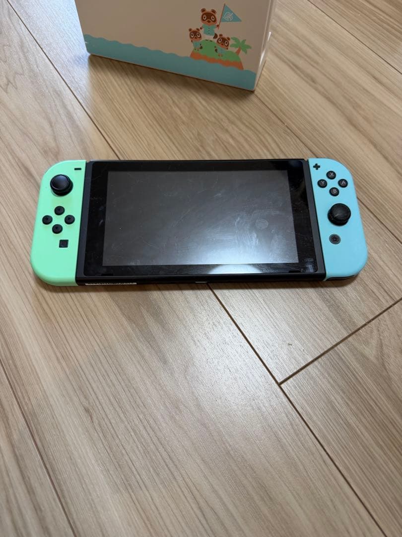 み*ゆ様 Nintendo Switch 本体 青緑色 ACアダプター付き