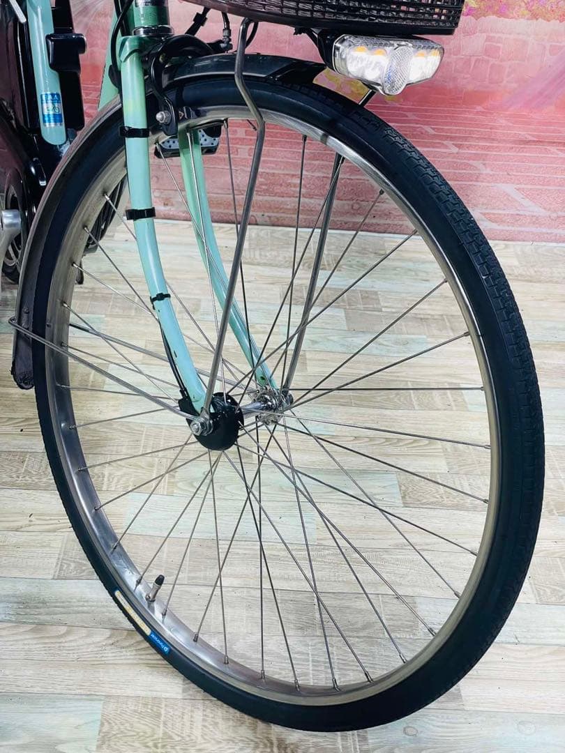 K2903 電動自転車パナソニック ママチャリ26インチ 8Ah 送料無料