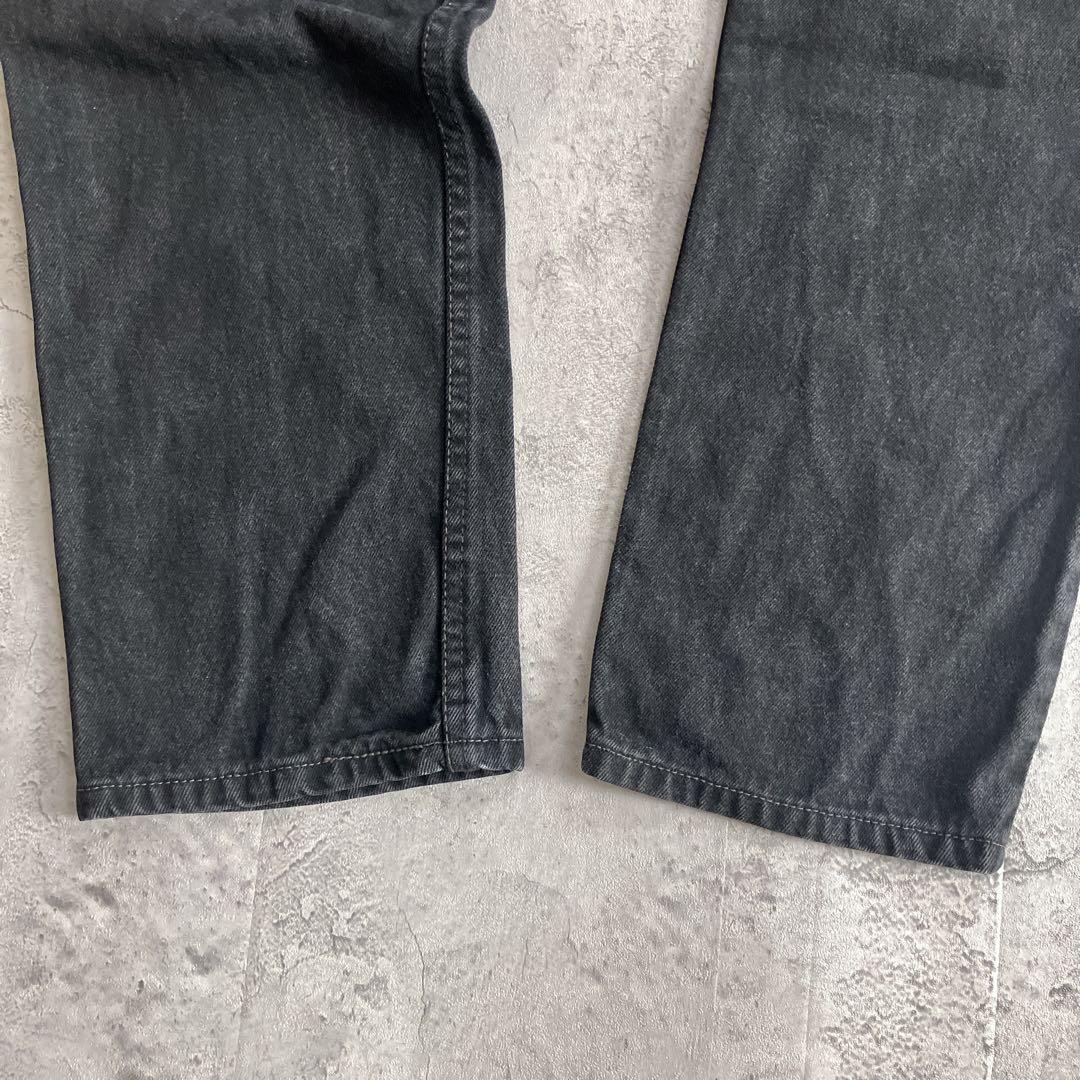 リーバイス　ブラックデニム　550 リラックスフィット　黒　31×34